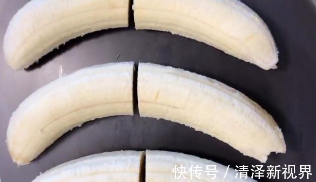 孩子挑食不爱吃香蕉教你网红吃法，健康卫生酥脆香甜孩子抢着吃