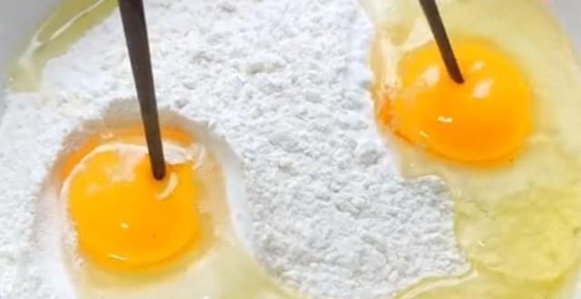1碗面粉,2个鸡蛋,不蒸不煮,5分钟做一个大锅,比面包香