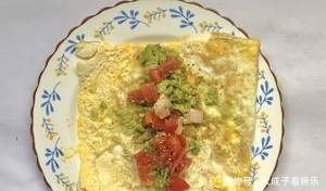 关晓彤同款,牛油果能量蛋卷,低脂减肥餐~