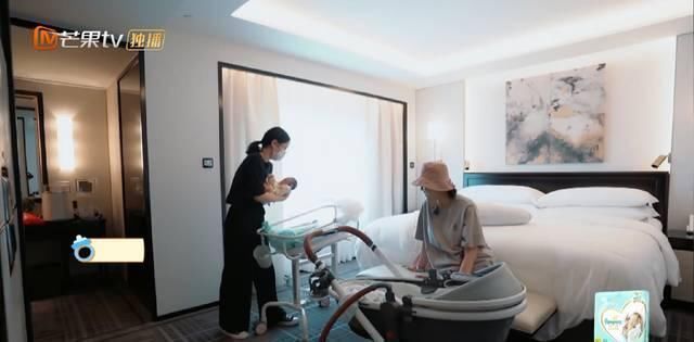 月子中心|李艾生孩子脐带绕颈顺产侧切,月子餐还有火龙果,米饭好大一碗