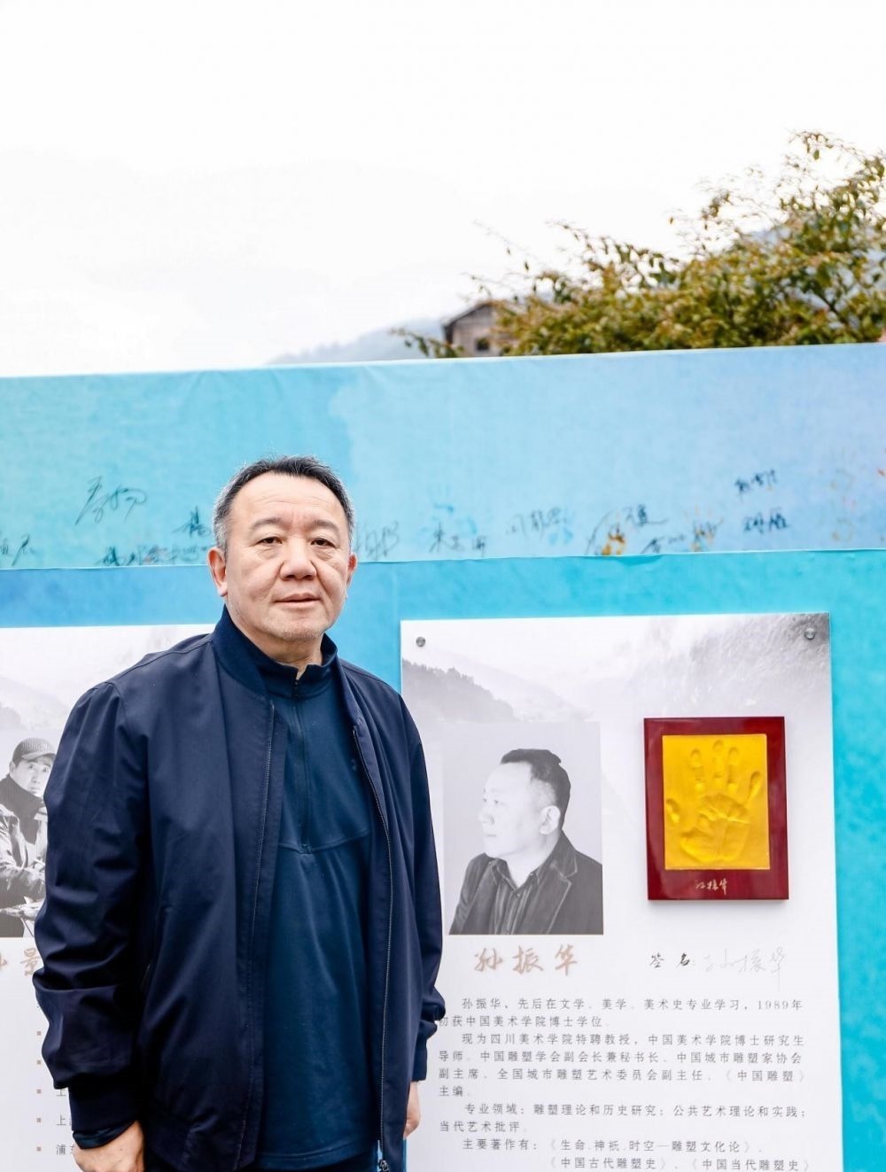 颜料#用画笔颜料定格泼墨山水 龚滩,为何如此被画家钟情