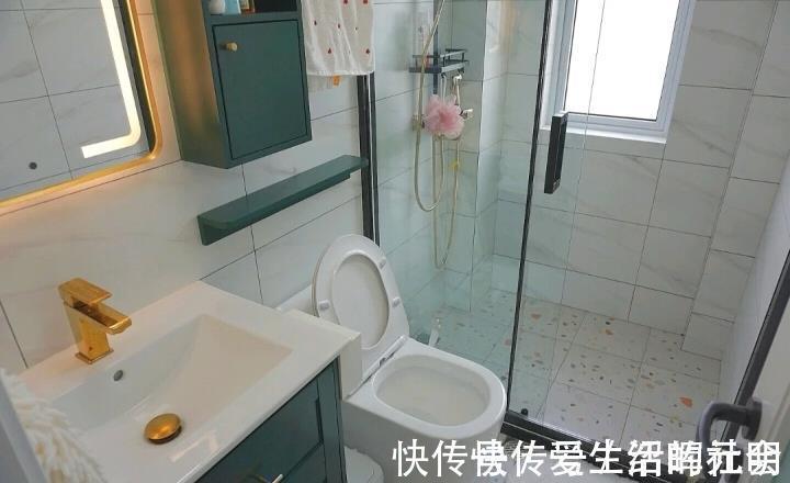 卫生间|36㎡经典“老破小”改造后,堪比50㎡,麻雀虽小五脏俱全!