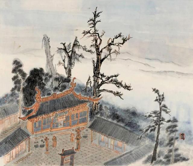 园林山水画@「津门网」清灵高雅|陈磊的园林山水画