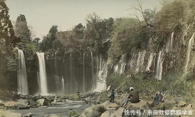 老照片|日本老照片 东京像江南小镇, 农村到处茅草房!