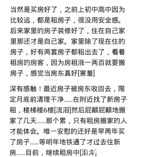 买房|买房不如租房当房租超过月供的时候,就哭了,还是买房好!