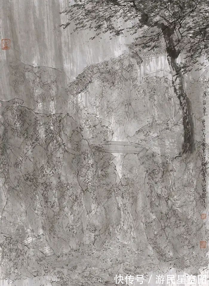 山水画|江苏省国画院|虚幻冷逸、静入太古,徐钢山水画精选