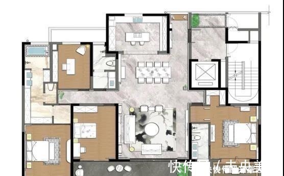 仪式感|270㎡大平层，新中式风格带来的仪式感和舒适感！