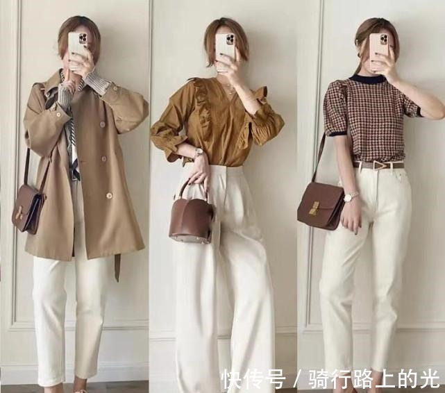 丝巾 今秋“高级棕”怎么穿不单调这些搭配示范，每一套都气质又日常