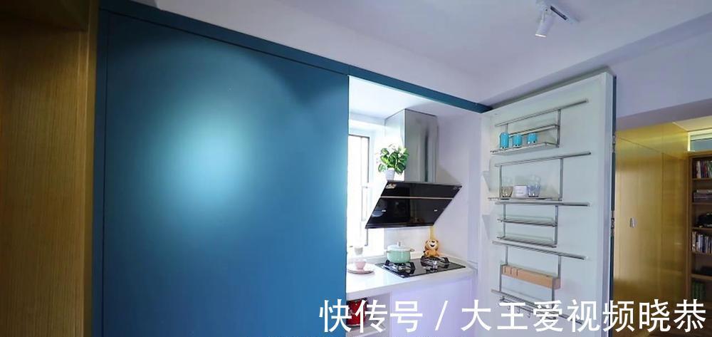 开放式|“冰箱式”厨房，国外早就很流行了！看着像柜子，打开该有的都有