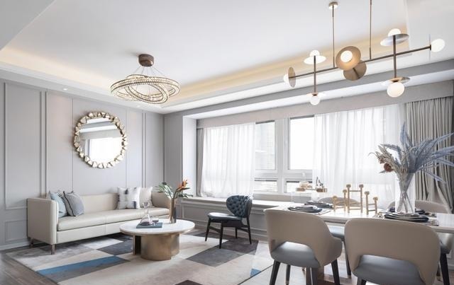 空间|这才是现代轻奢风，96㎡三室一厅，小户型住出别墅范！