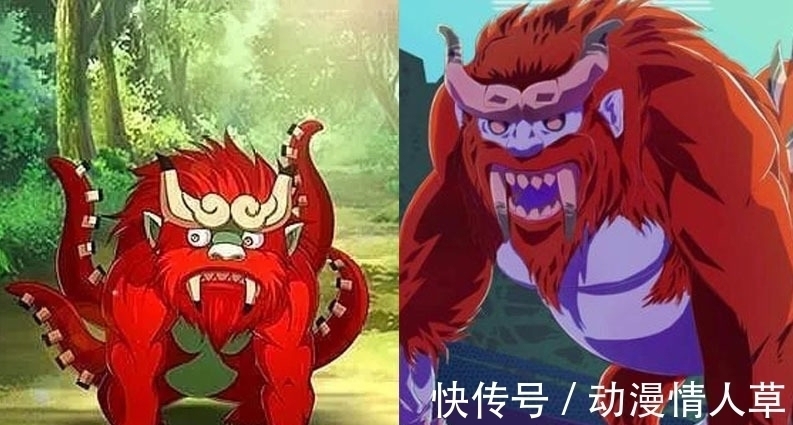 尾兽们|火影忍者:九只尾兽小时候和现在对比,你最想养哪一只?