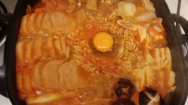  一个人在家也可以吃部队火锅了