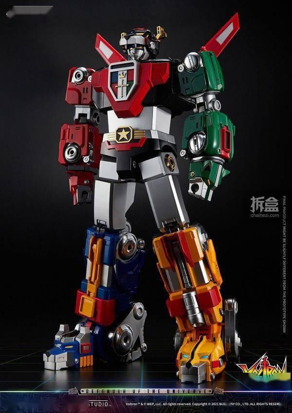 机器人|Blitzway 新品： 百兽王Voltron(战神金刚) -CARBOTIX系列可动手办（38CM高）