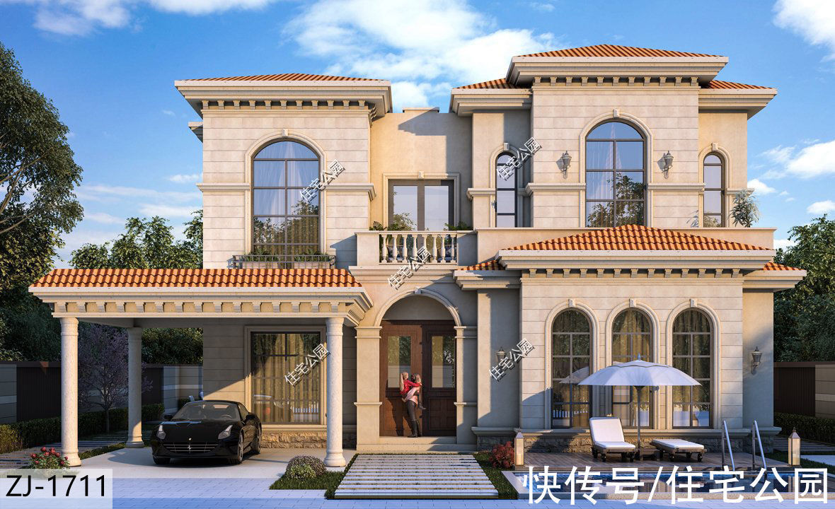 小知识|14×15温馨浪漫别墅,这才是2021年应该建的房子,如此精美大气