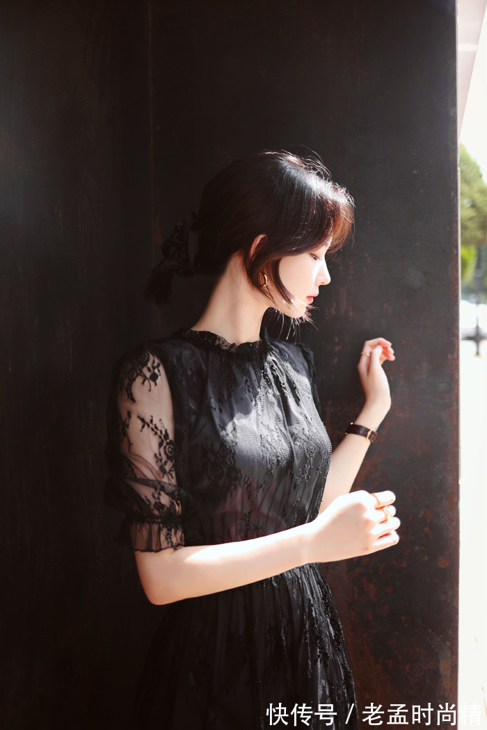 淑女|这条裙子也太仙了吧,无论年龄大小,都能展现出浪漫温柔的淑女感