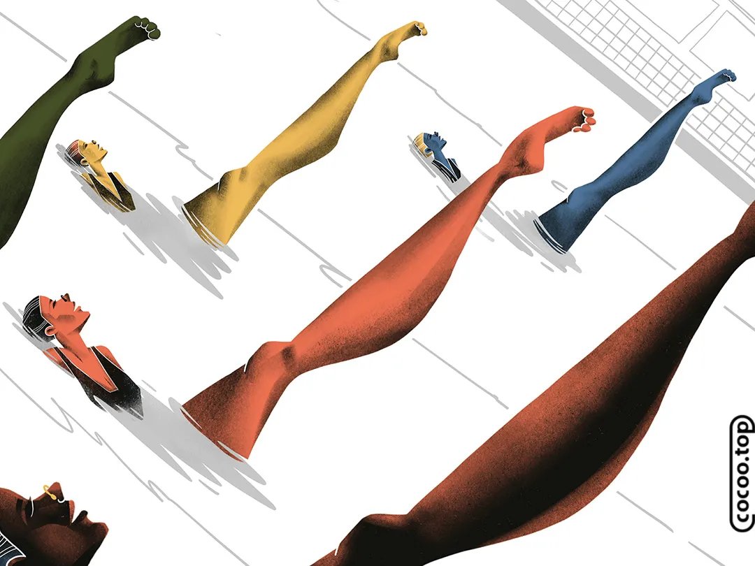 文字$插画设计的一般形式