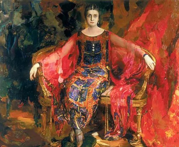 俄罗斯!色彩这么艳丽,居然是列宾工作室出来的画家