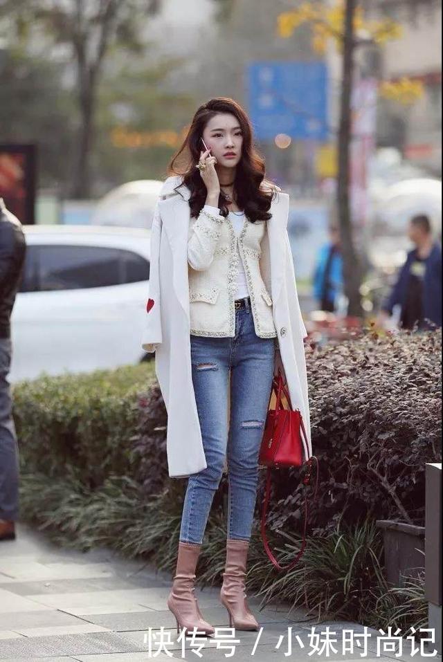 大气|婉约大气的牛仔裤穿搭,让你尽显唯美的时尚气质