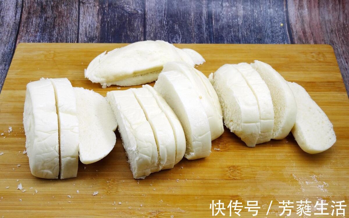 馒头片|炸馒头片，只裹蛋液是错的，多做1步，馒头片不吸油，外酥里软