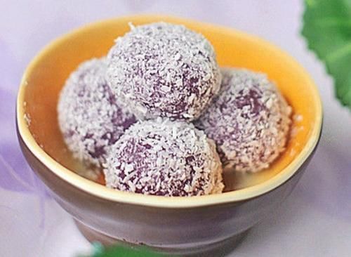 3个紫薯和1盒牛奶,在家就能做出颜值高的甜点,可爱精致口感软糯