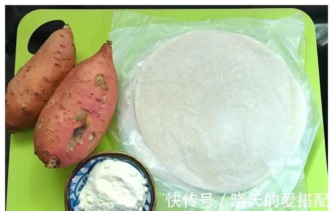 红薯新吃法，做成快手早餐饼，奶香十足，咬一口酥掉渣，真过瘾