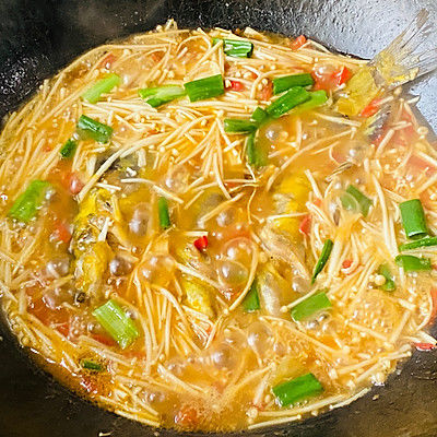 金针菇|酸汤黄辣丁