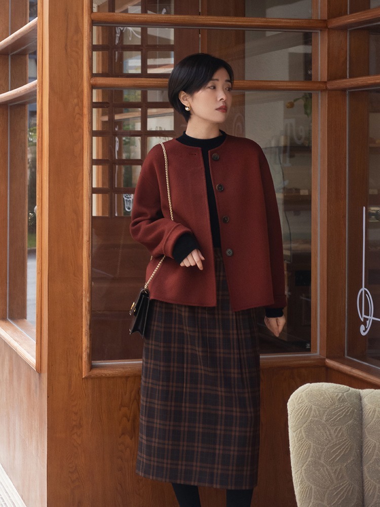 穿搭 “格纹裙”高级又养眼!喜欢的赶紧穿起来,让你变温柔