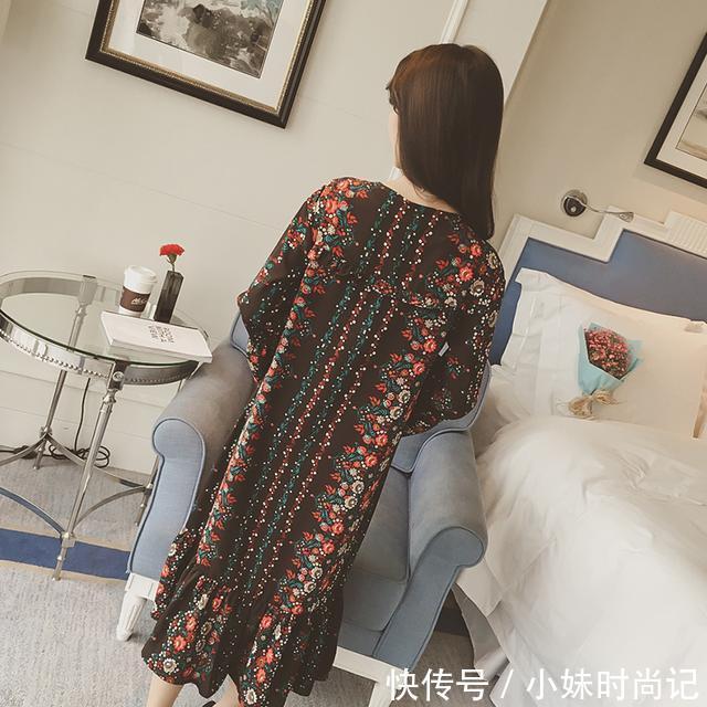 印花连衣裙|80后胖妹拥有这8款连衣裙,想怎么瘦都行