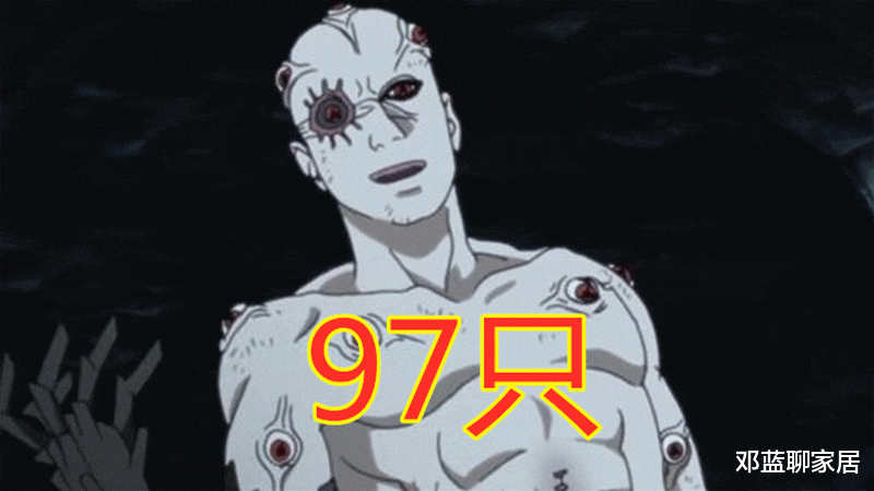 卡卡西|火影:谁移植的写轮眼最多?斑爷4只不算啥,他全身加起来多达97只!