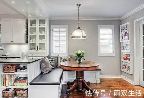 空间|小户型别买餐桌了,如今流行卡座餐厅,美观实用,关键还节省空间
