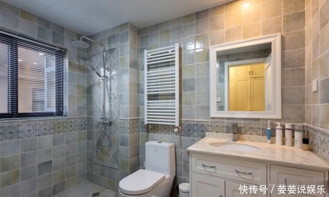 装修|160㎡清新蓝绿的美式装修,温馨三居室,是家的感觉