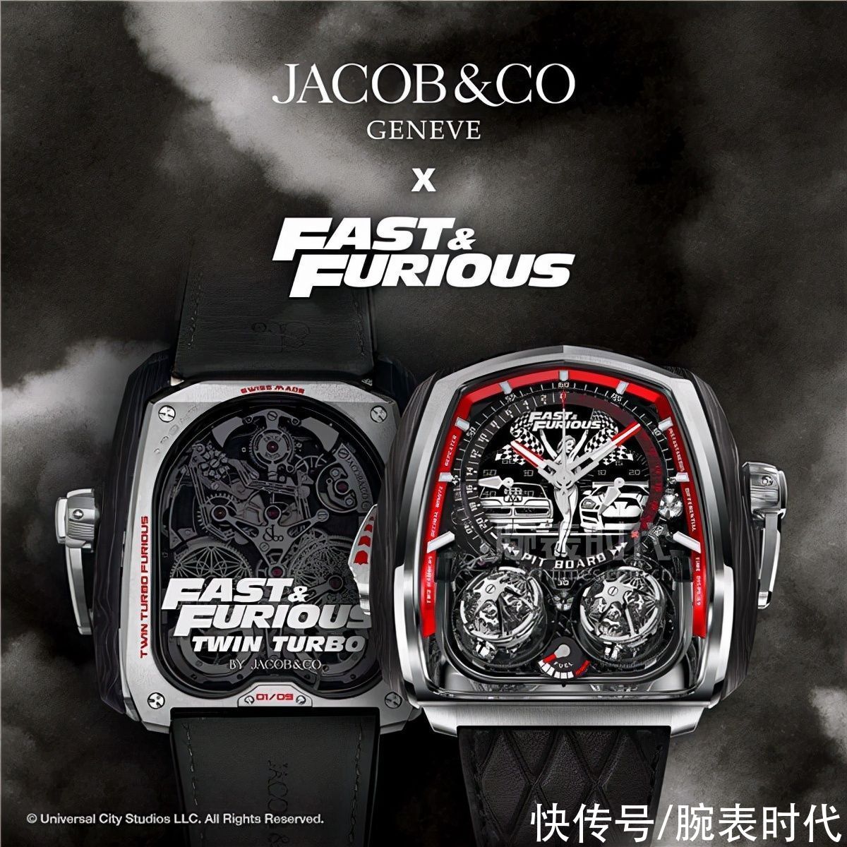速度与激情|Jacob&Co.杰克宝携手华纳兄弟与 DC 打造全新蝙蝠侠腕表