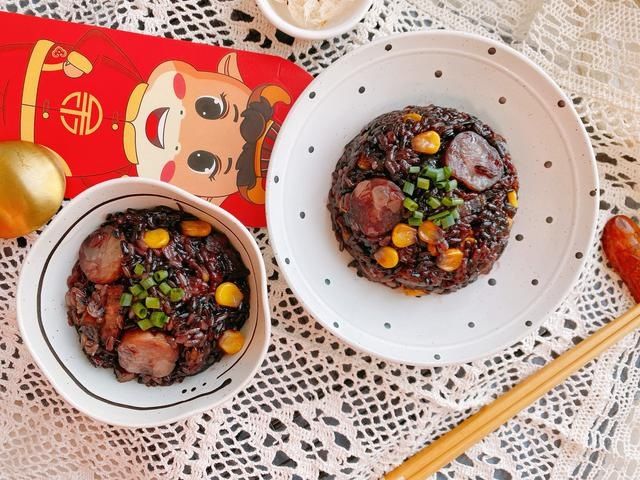 腊八遇上大寒来锅腊八饭，做法简单，有米有菜有肉荤素搭配更营养