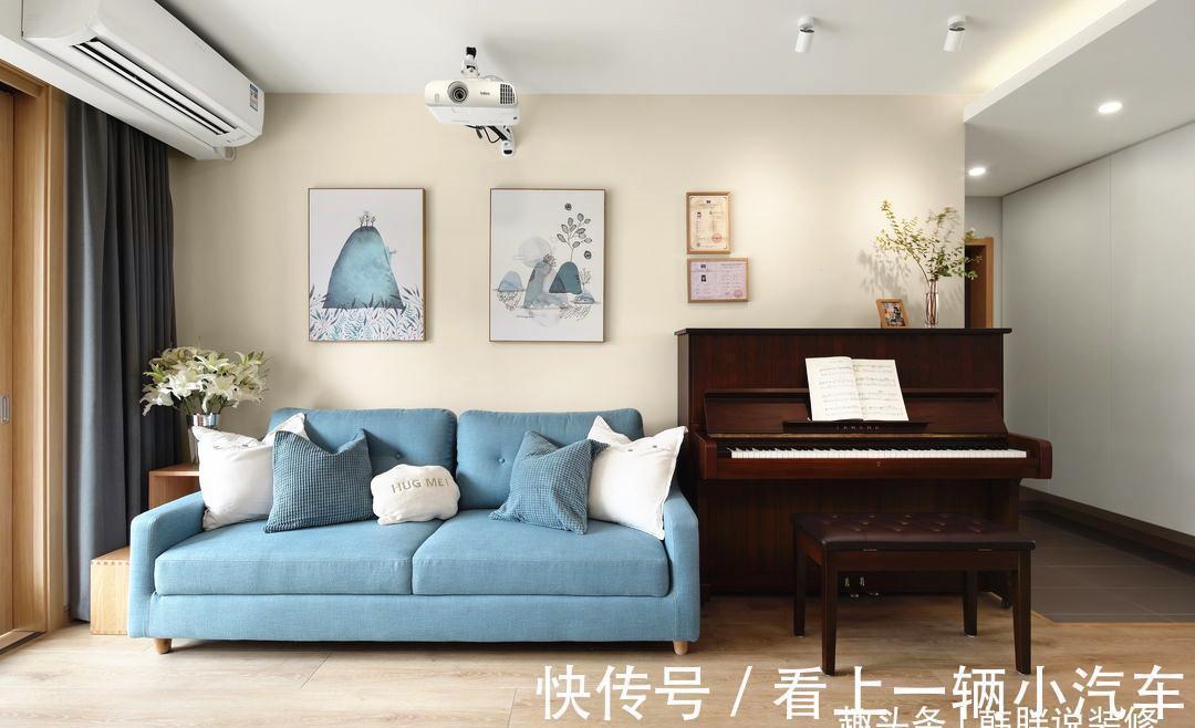 玄关柜|去客厅化有多爽?摒弃电视墙打造整面书柜,双胞胎女儿房也是亮点