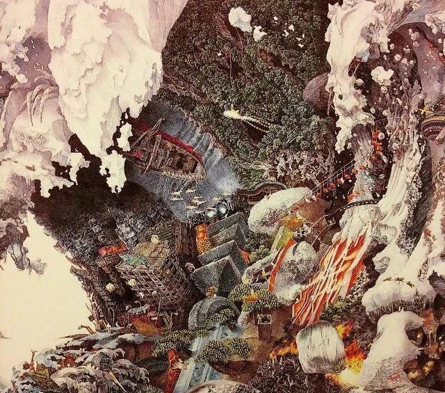 幅画!一幅画画了3年,细到要用放大镜,他把钢笔画玩到了极致