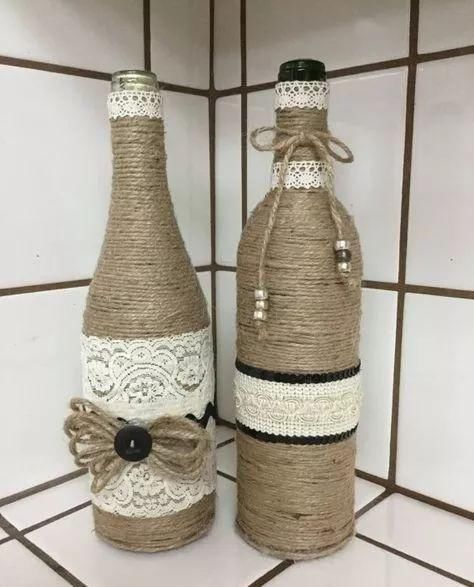改造|DIY手工制作这是我见过最棒的酒瓶改造方案,好漂亮