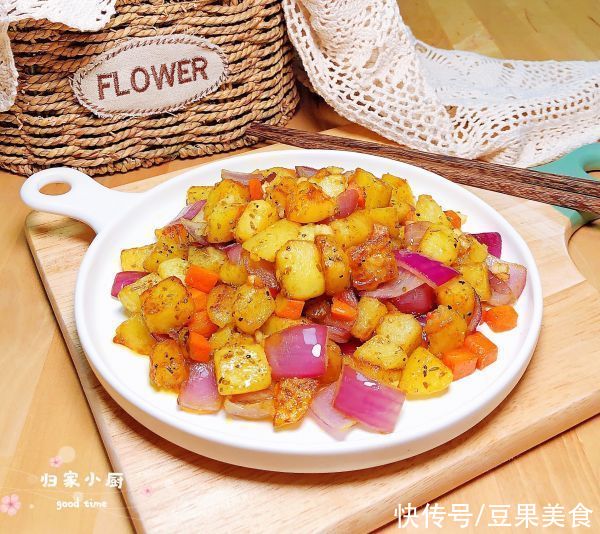 孜然洋葱炒土豆下饭界大哥大!看一眼就被馋哭