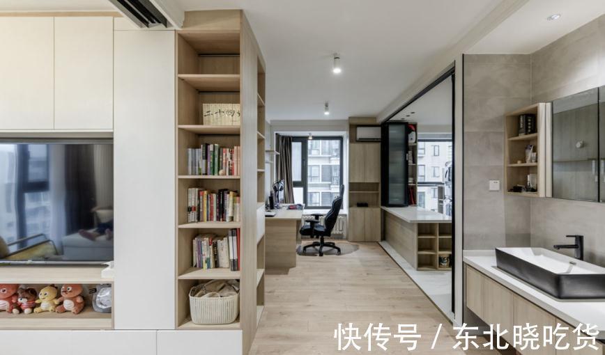次卧|现代风格的绝美搭配,厨房和餐厅连在一起,不仅实用还能享受阳光