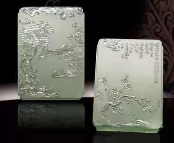 【草丁图书馆】美到极点的翡翠方牌盛宴,真漂亮!