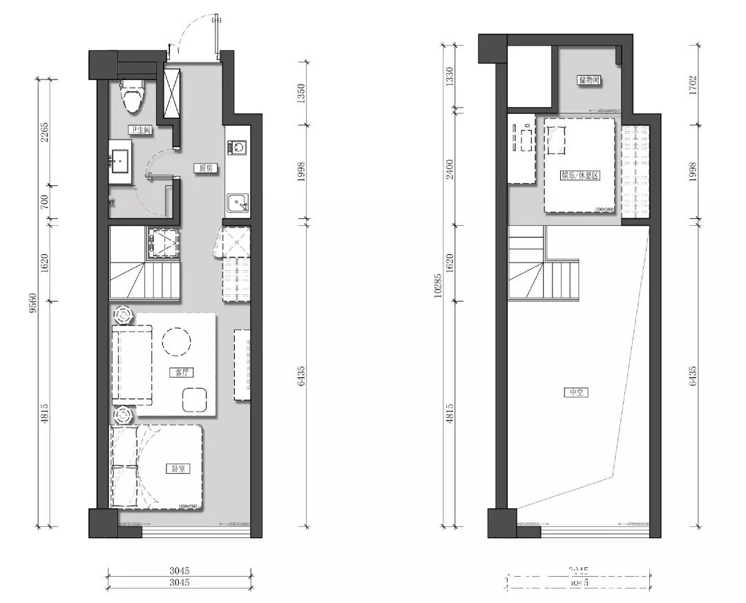 豪宅感|真的只有30平!小户型这样逆天设计,蜗居也有豪宅感!