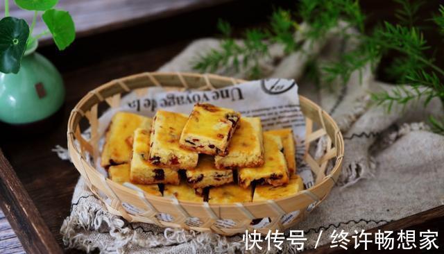 蔓越莓奶酥|周末的追剧零食就吃它,酥脆到一碰就掉渣,吃上就停不下来的节奏