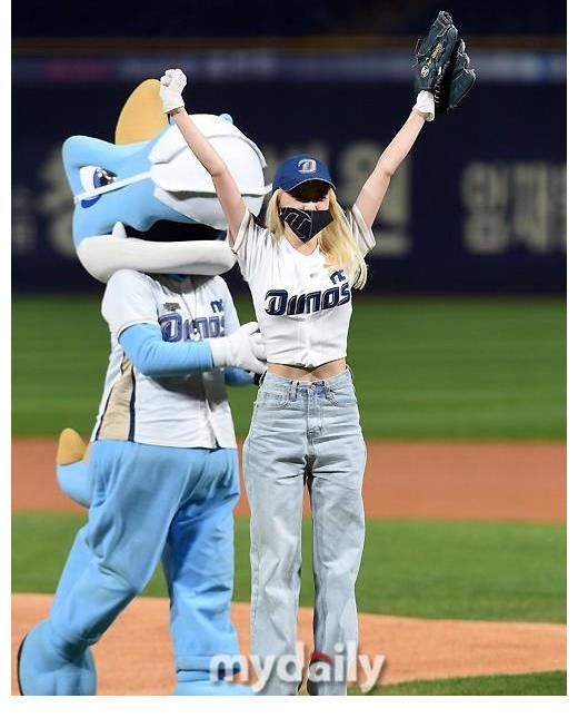 「MD PHOTO」 韓國女團(tuán)EVERGLOW擔(dān)任職業(yè)棒球比賽開球嘉賓