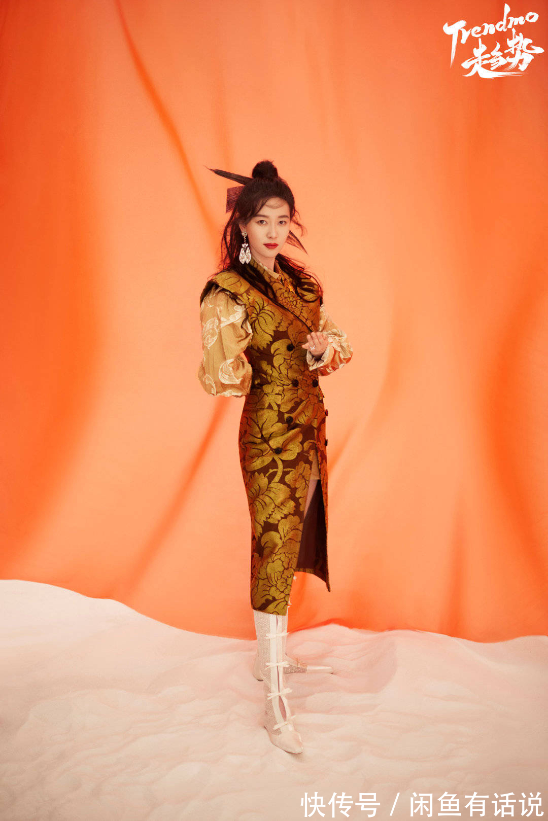 风范儿|金牌剑客孙一文拍时尚大片,又美又飒有了女侠风采,气质不输明星