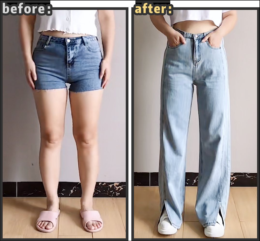 开叉裤|阔腿裤下岗了！“瘦瘦裤”才是今夏王炸，太显瘦了