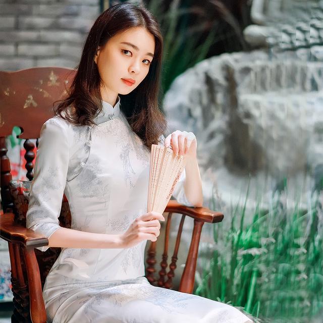 旗袍裙|改良旗袍连衣裙能展现你凹凸有致的身材,承传中华传统文化