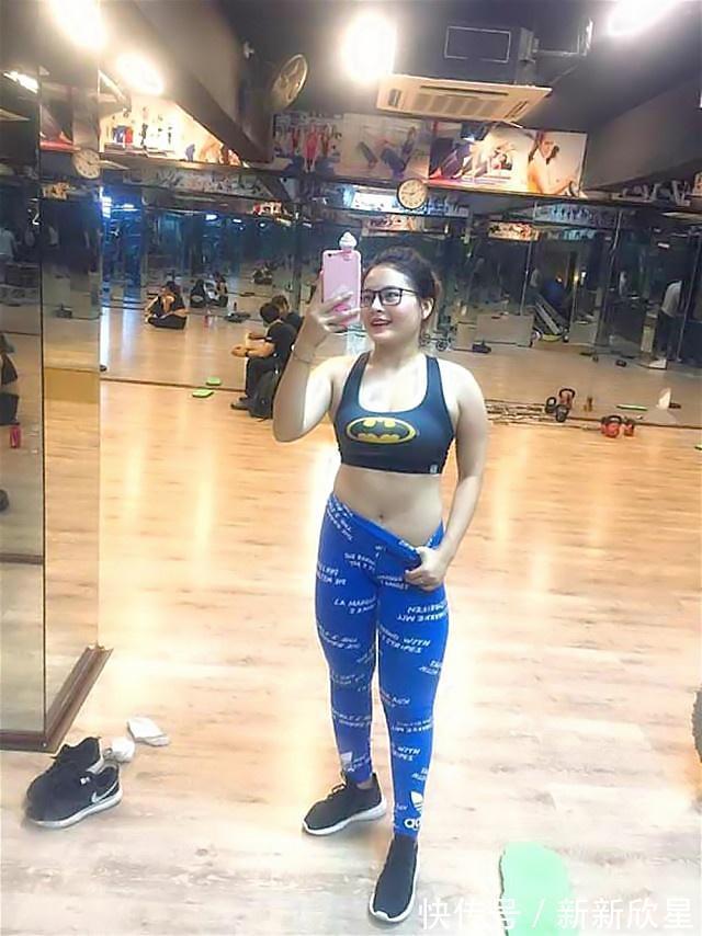 腰部|90后女孩通过健身，成功减重30斤，从水桶腰变成小细腰