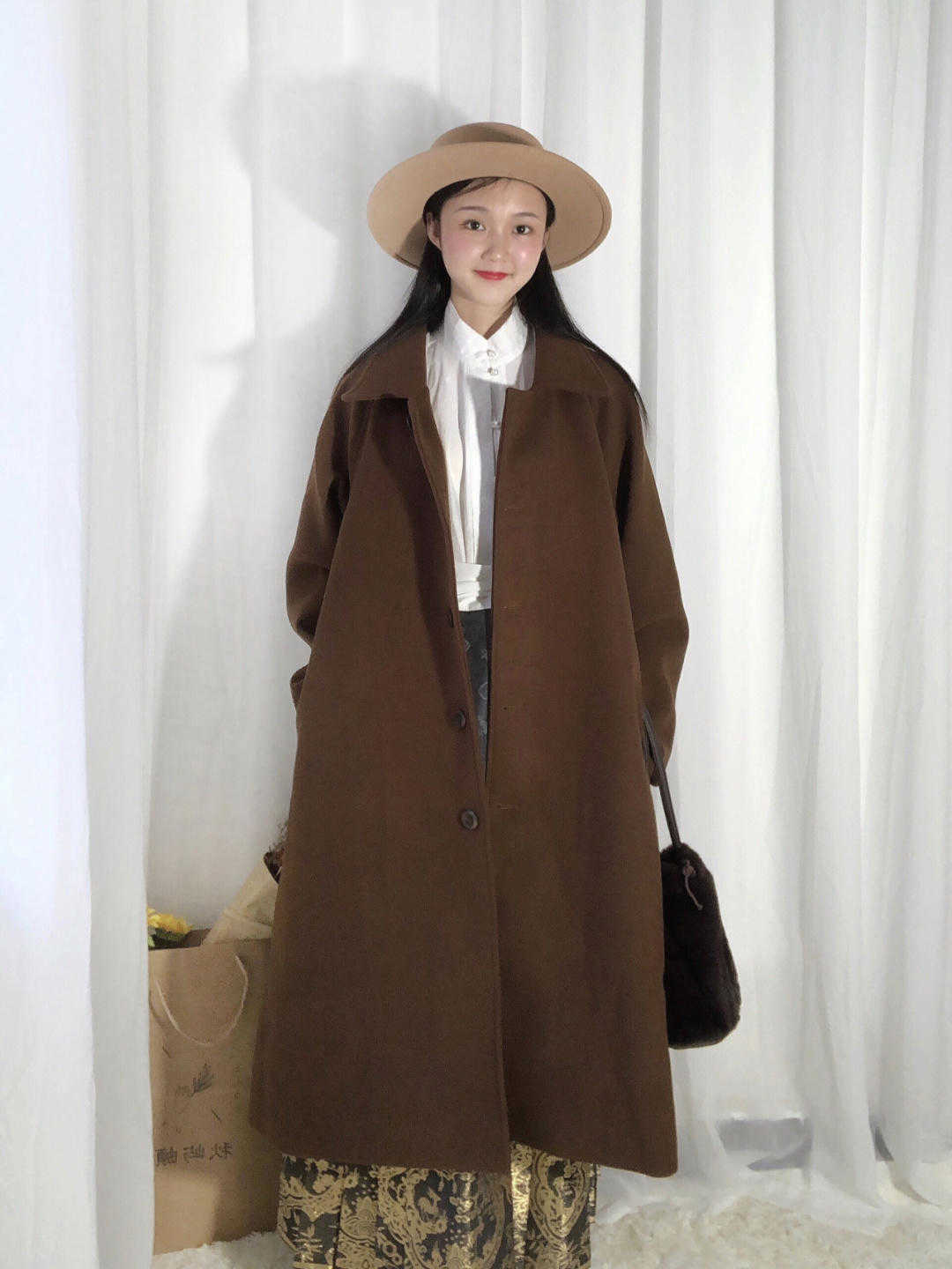 交领|冬季汉元素搭配,日常休闲气质温婉,出街就是最靓的女