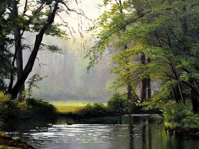 油画#加拿大画家Lili Anne Laurin的风景油画,在形色光影中倾洒出绝美风景