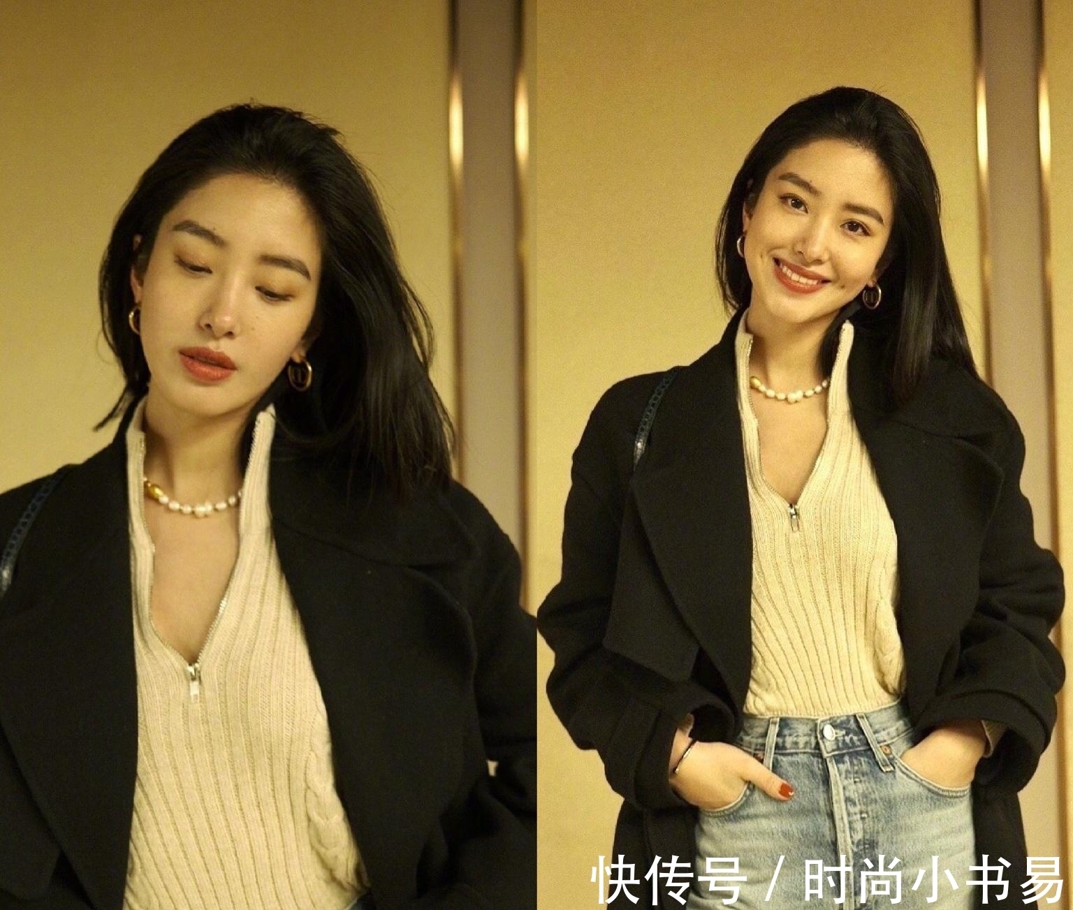 配饰|Jennie竟然用珍珠当腰带,三七亚洲黄金比例,腰线比太优越