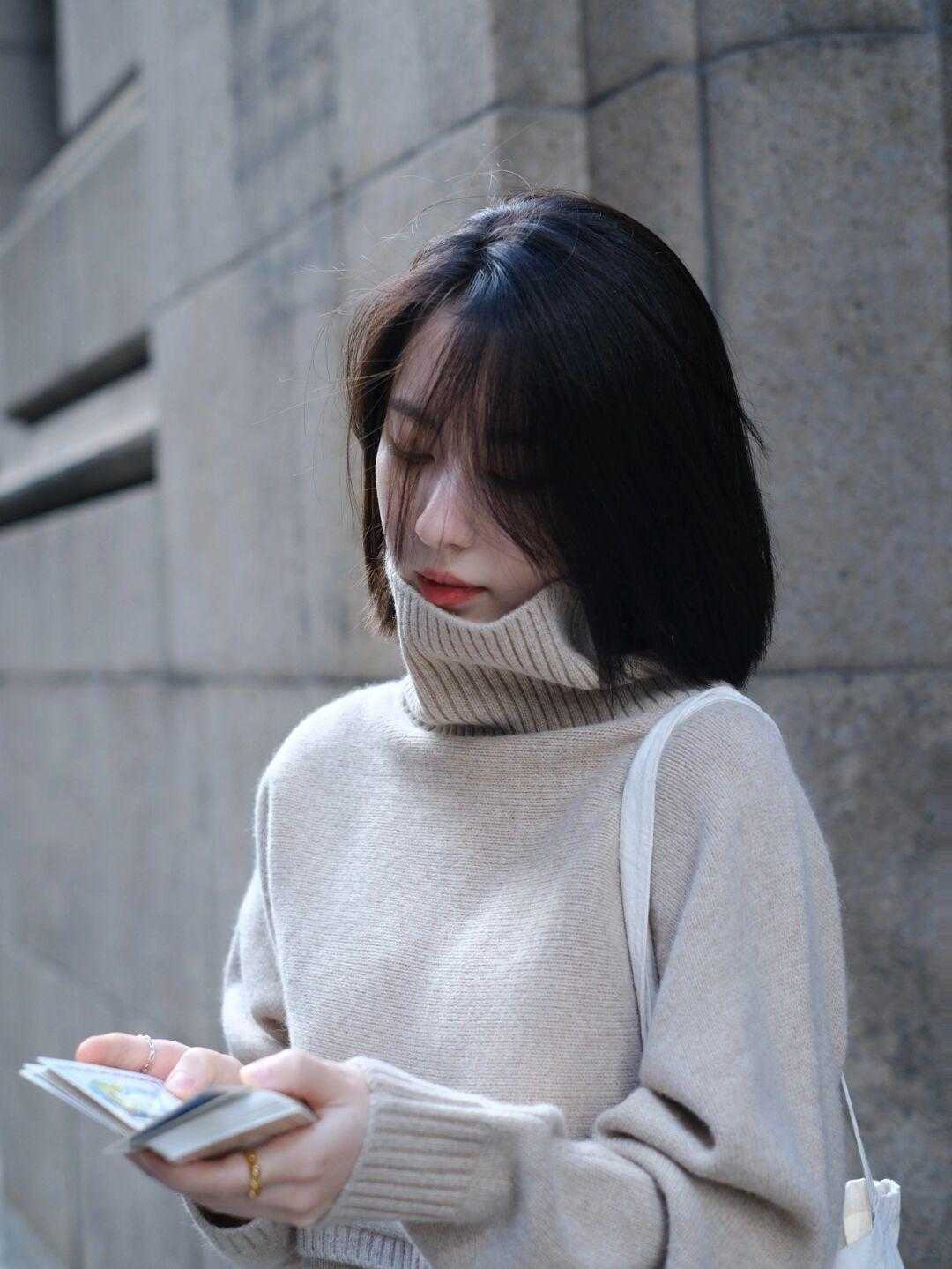 小姐姐|秋冬,穿针织连衣裙魅力全开,高级优雅又洋气,漂亮大气